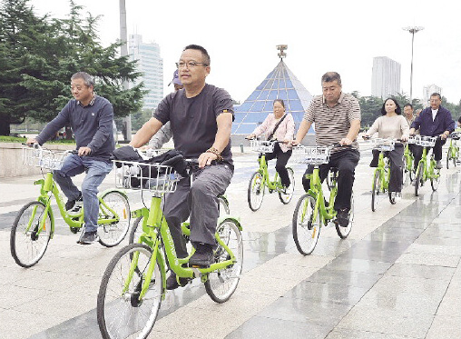 濰坊：一場(chǎng)騎行一路景 倡導綠色出行